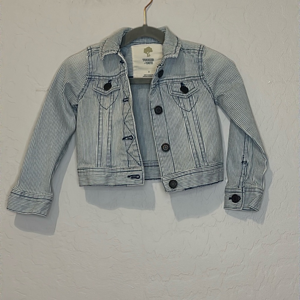 Tucker&Tate Pinstripe Denim Jacket